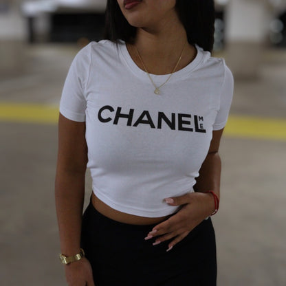 CHANEL ME GRAPHIC TOP