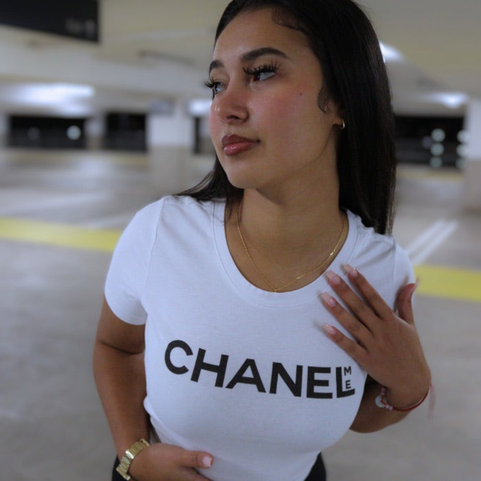 CHANEL ME GRAPHIC TOP